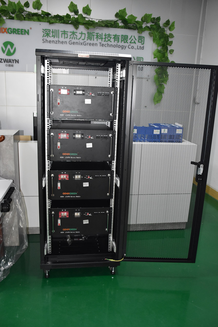 48V 50Ah Lithium Battery 19 Inch Rack on/ off grid Deep Cycle Energy  Storage