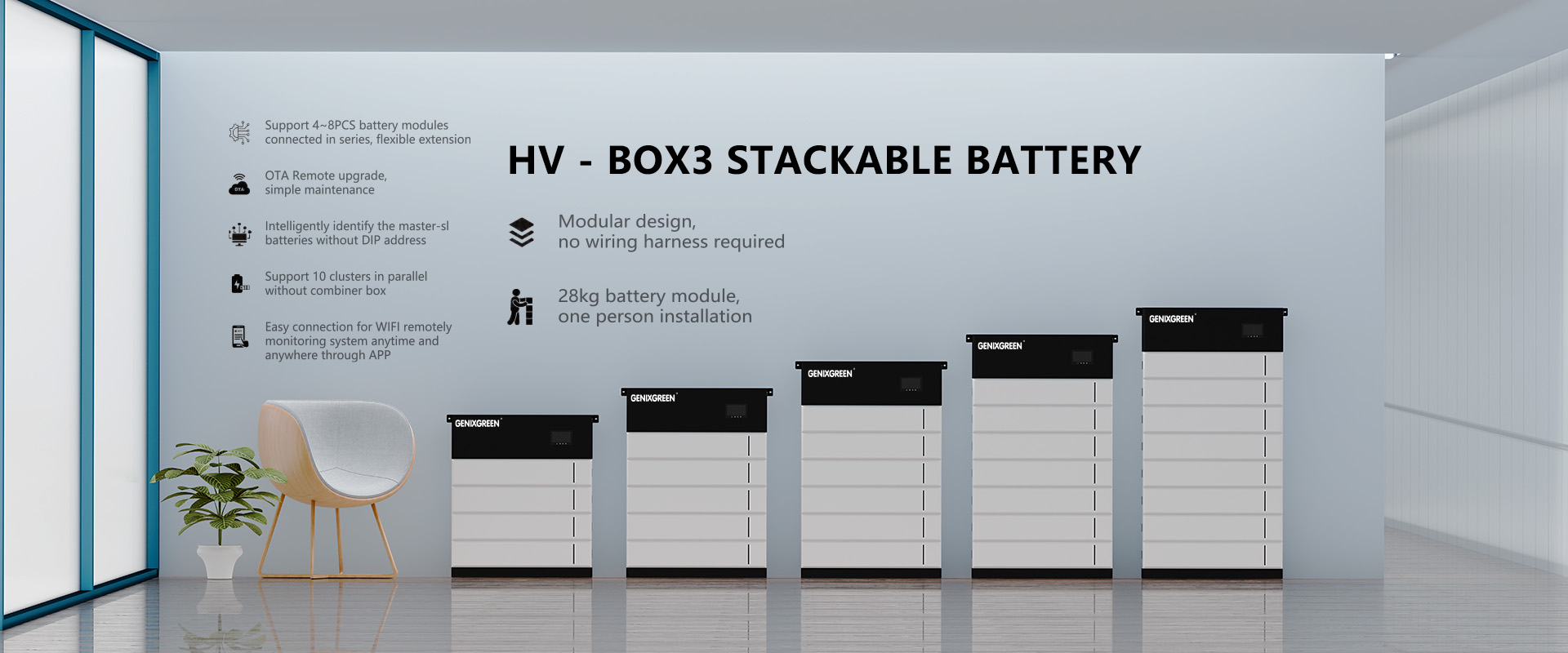 HV BOX3 high voltage lifepo4 battery