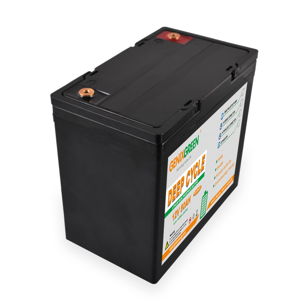 Factory Direct 12V Voltage and Free Maintenance Type AGM Deep Cycle Battery