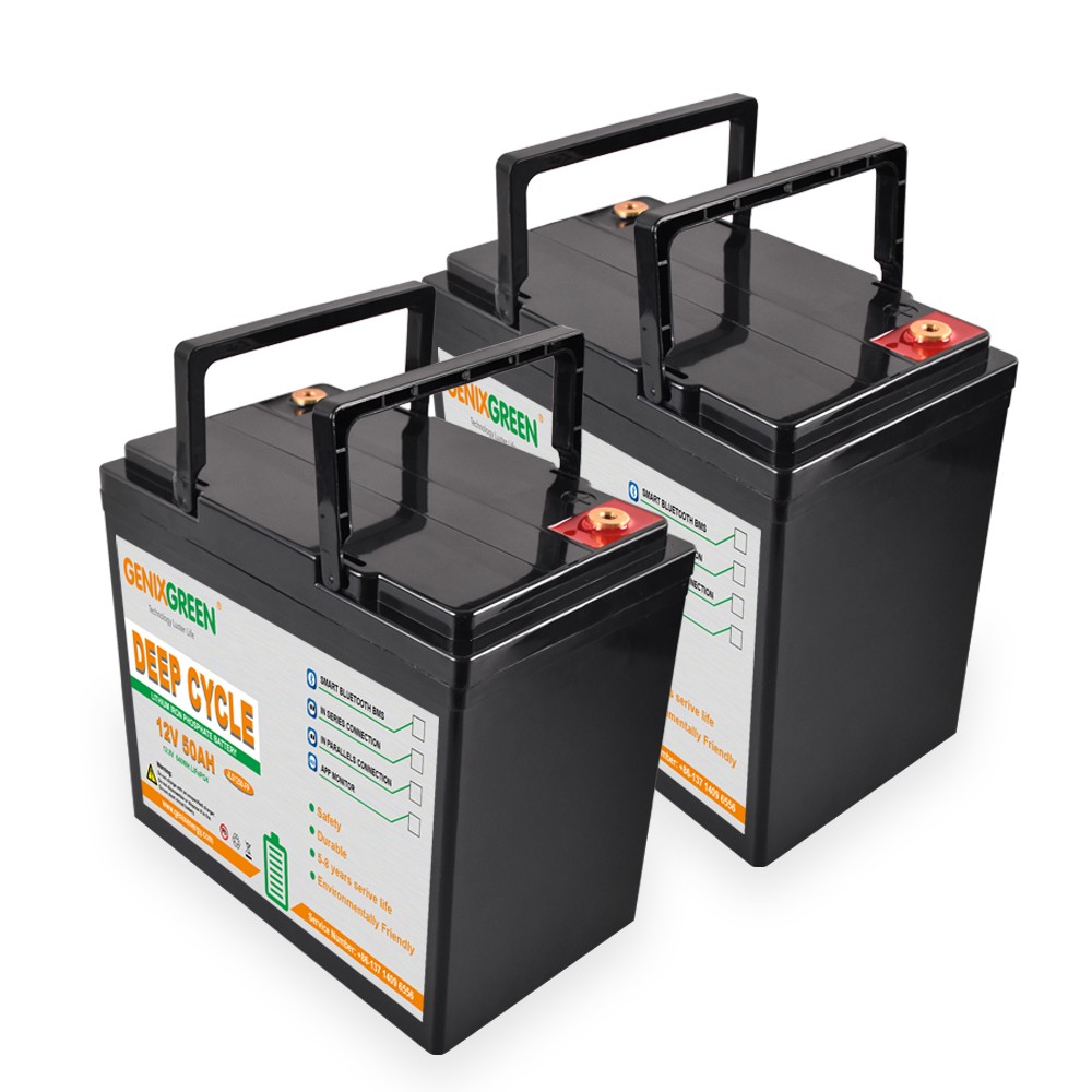 Factory Direct 12V Voltage and Free Maintenance Type AGM Deep Cycle Battery