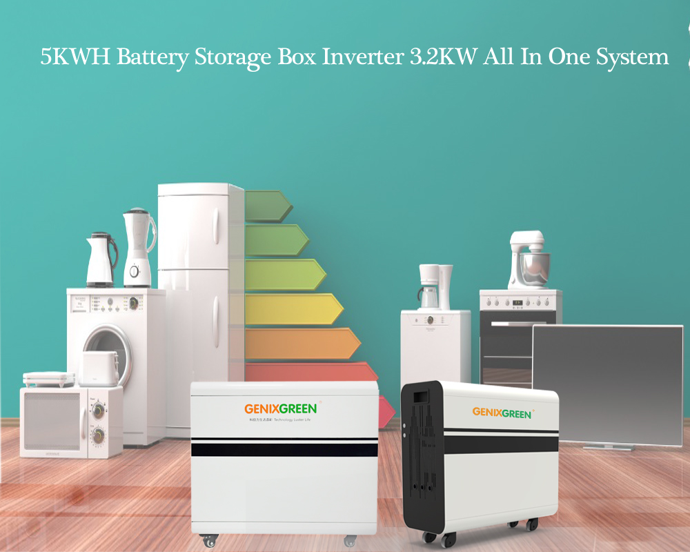 All In One 5KWH LFP BATTERY Inversion Power Supply System