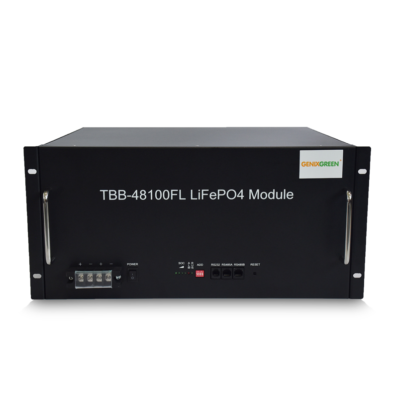 48V 100Ah LiFePo4 Telecom Base Battery With RS485 And RS232 Communication