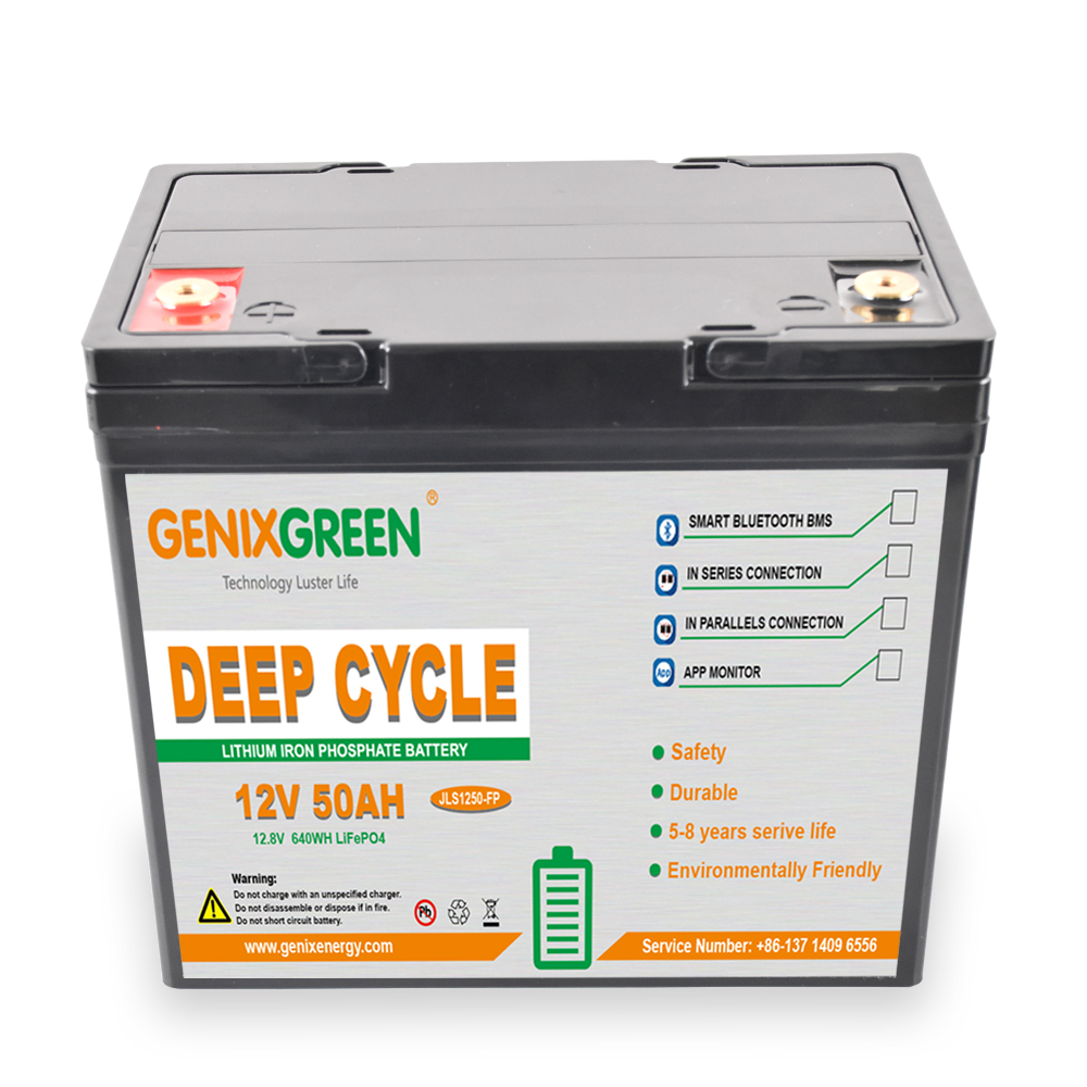 Factory Direct 12V Voltage and Free Maintenance Type AGM Deep Cycle Battery