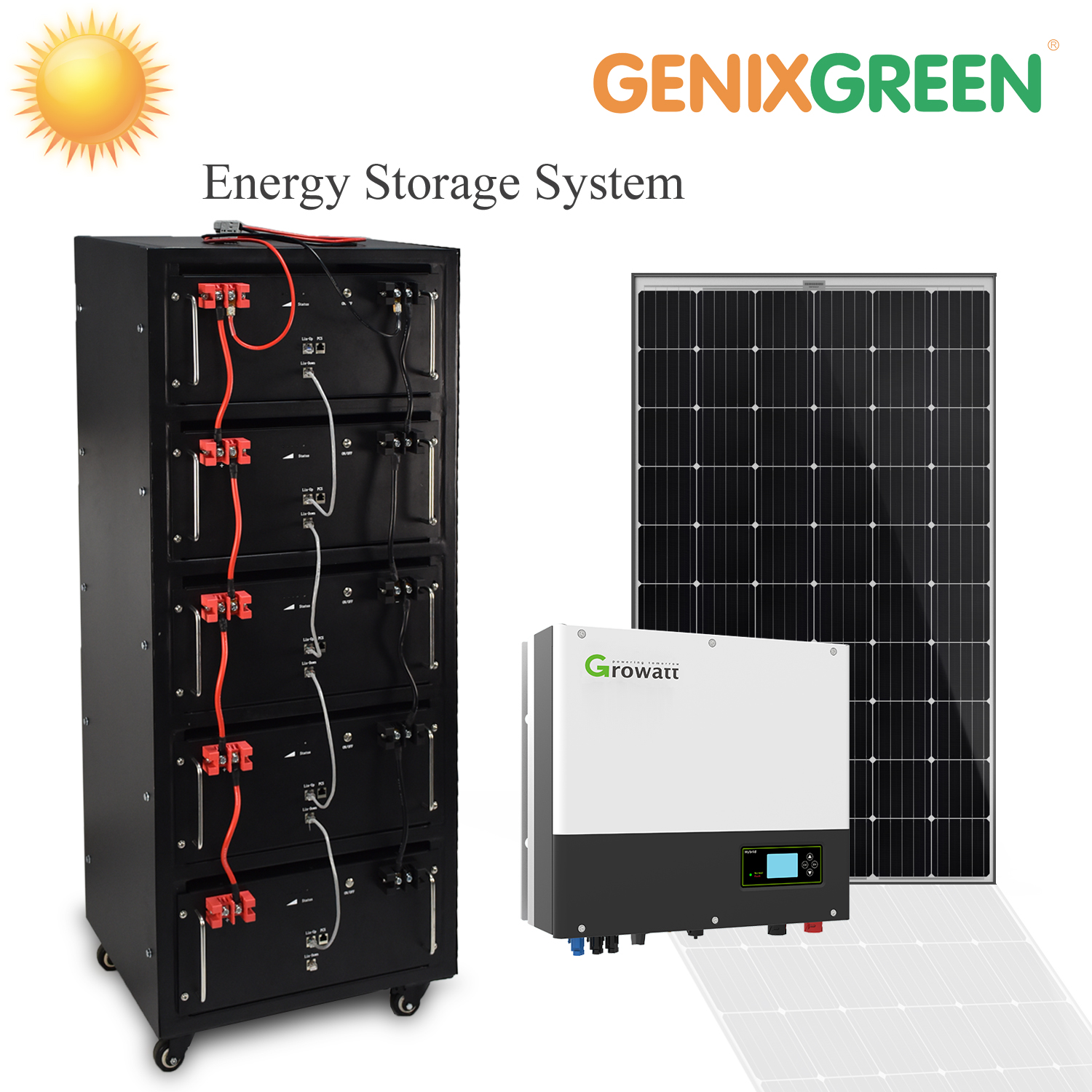 off grid solar panels and battery-GENIXGREEN