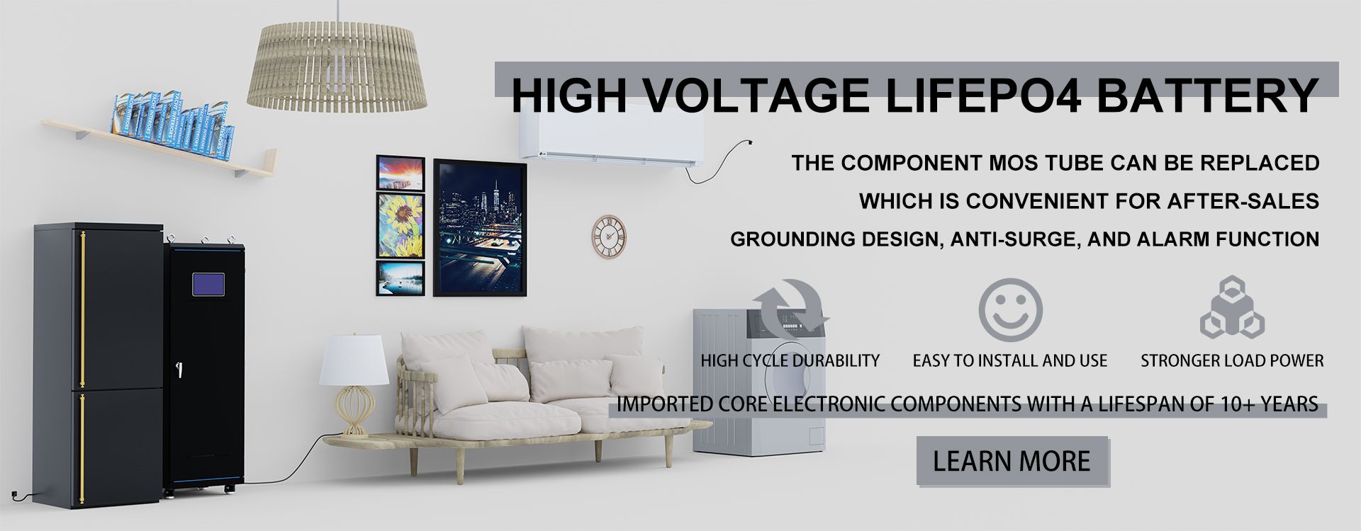 High Voltage Lifepo4 Battery
